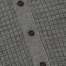 Load image into Gallery viewer, Universal Works Charlie Cardigan Textured Merino Knit Grey

