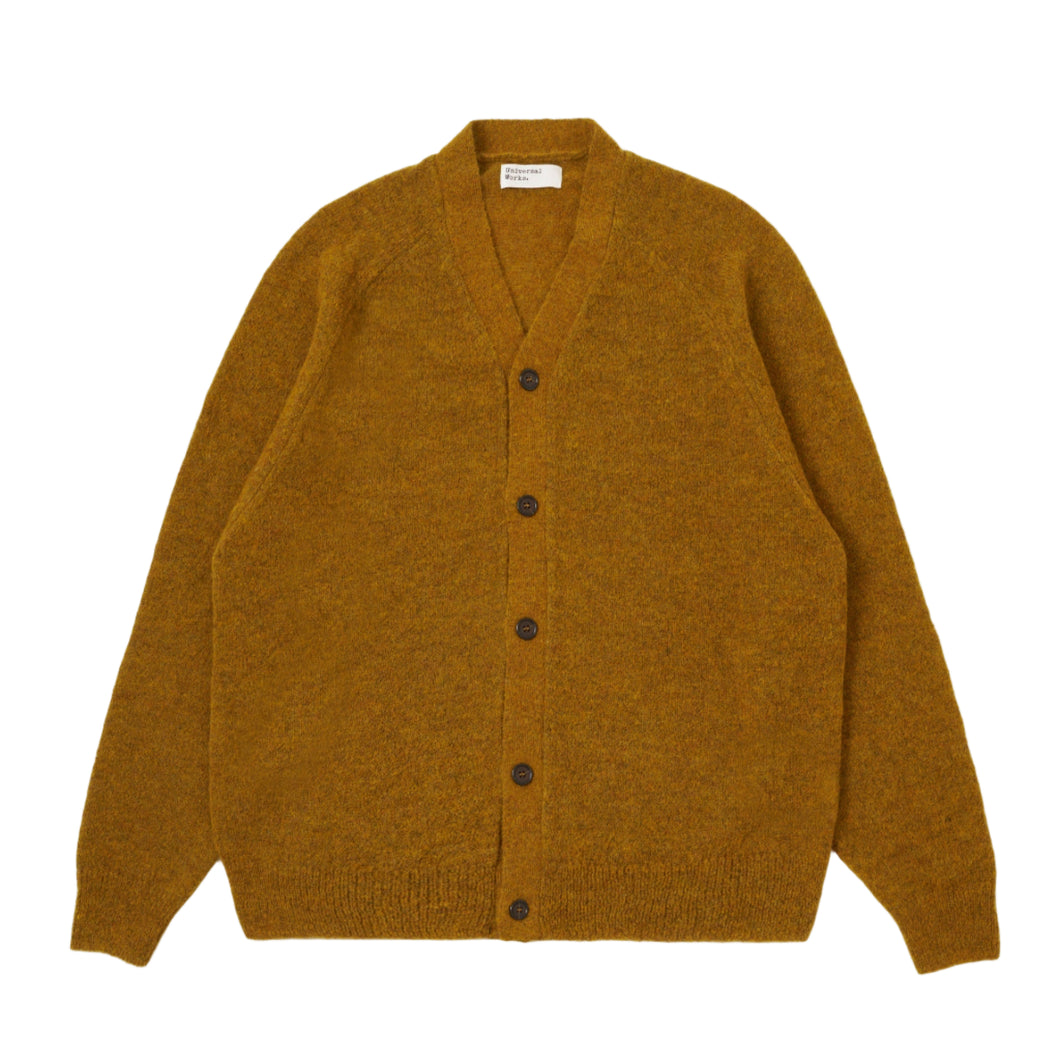 Universal Works David Alpaca Cardigan Gold
