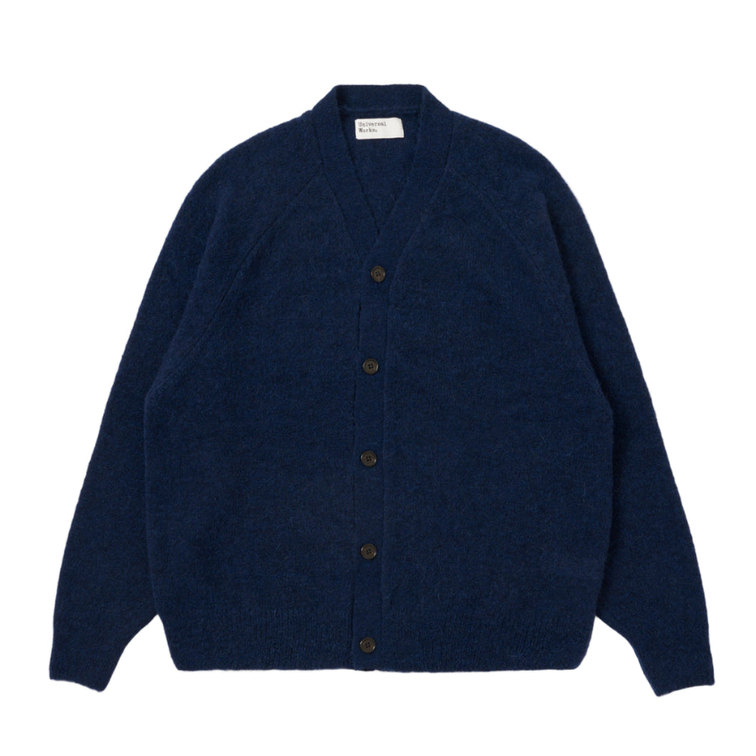 Universal Works David Alpaca Cardigan Navy