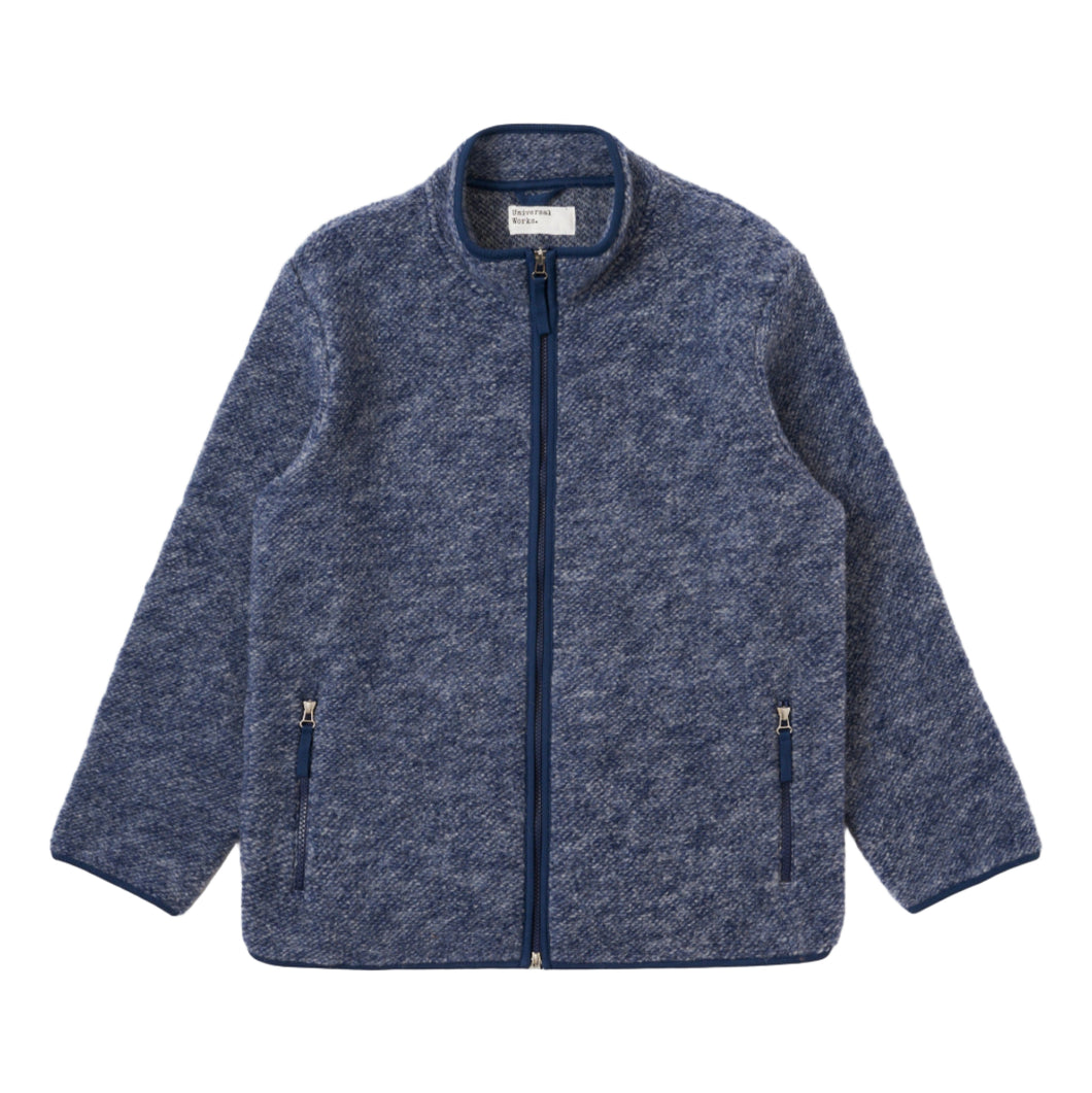 Universal Works Fleece Climbing Jacket Blue
