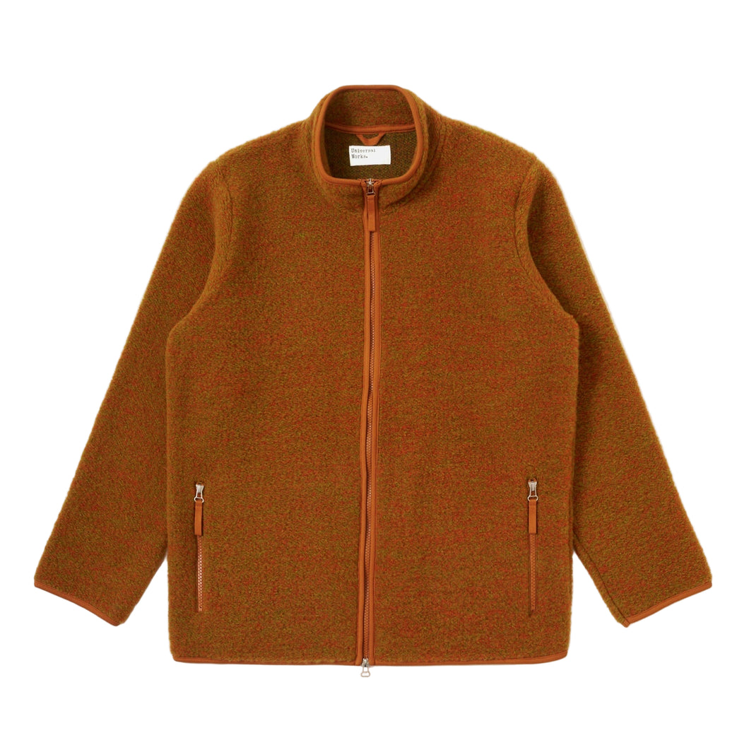 Universal Works Fleece Climbing Jacket Orange