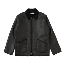 Load image into Gallery viewer, Universal Works Not Shearling Gower Jacket Black
