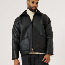 Load image into Gallery viewer, Universal Works Not Shearling Gower Jacket Black
