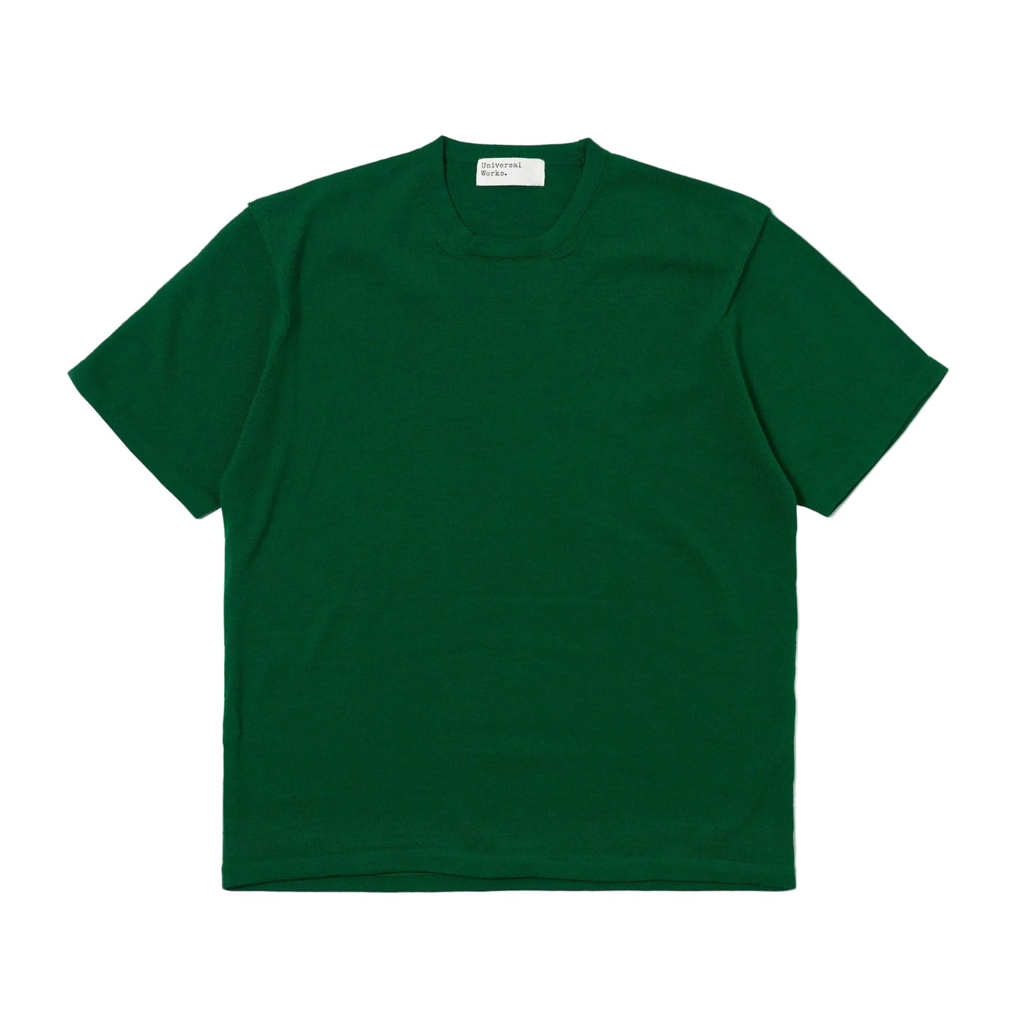 Universal Works Merino Fine Knit Tee Green