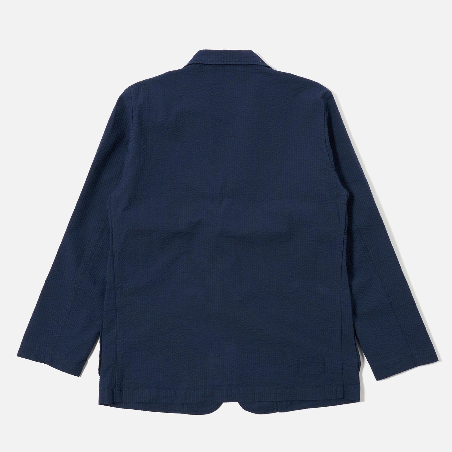 Universal Works Derby Stripe Two Button Jacket Navy