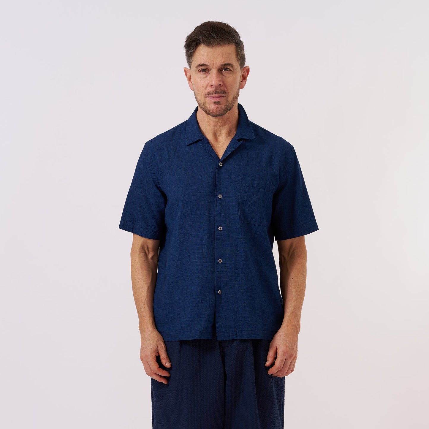 Universal Works Road Shirt Lincot Denim Indigo