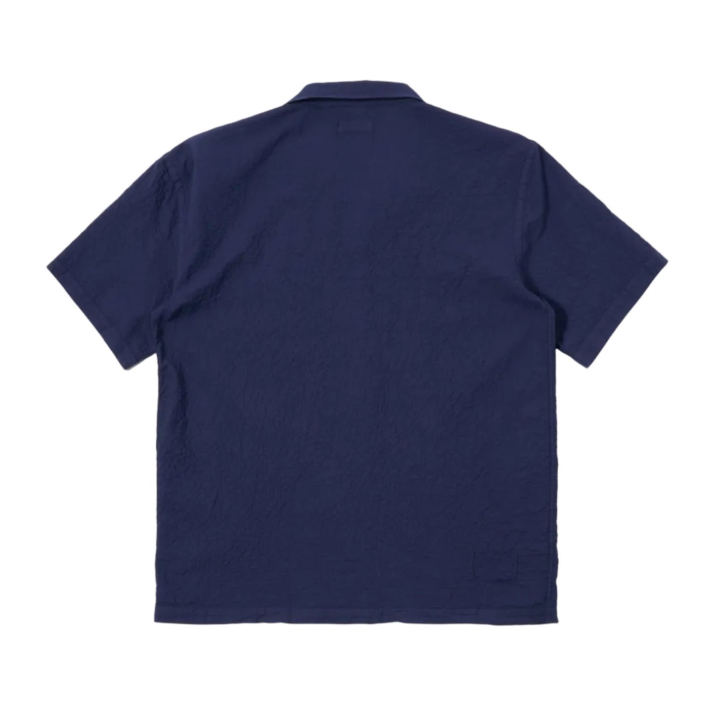 Universal Works Road Shirt Arten Seersucker Navy