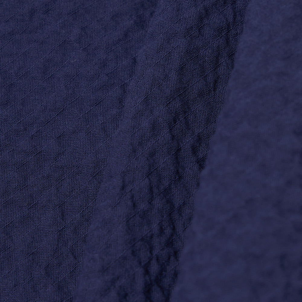Universal Works Road Shirt Arten Seersucker Navy