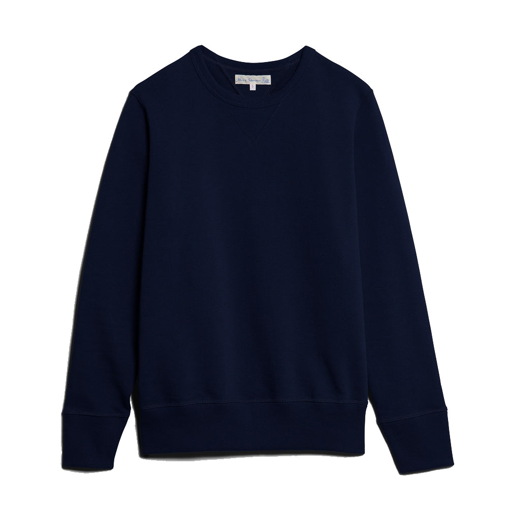 Merz b. Schwanen 346 Loopwheeled Sweatshirt Ink Blue