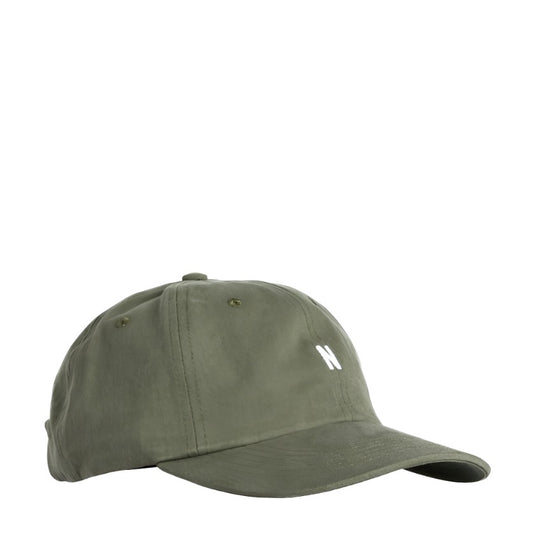 Norse Projects Twill Sports Cap Sediment Green