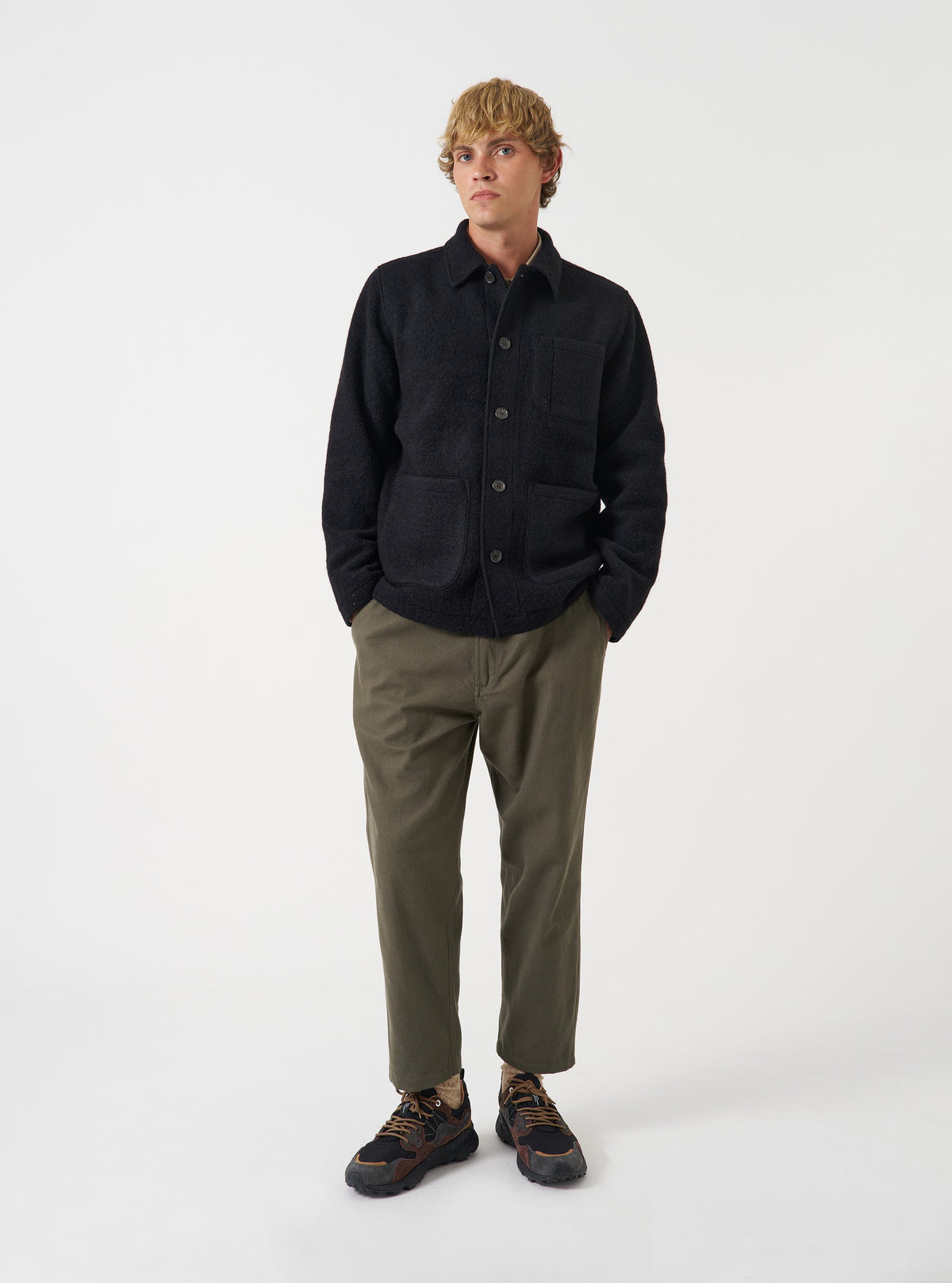 Universal Works Moleskin Hi Water Trouser Olive