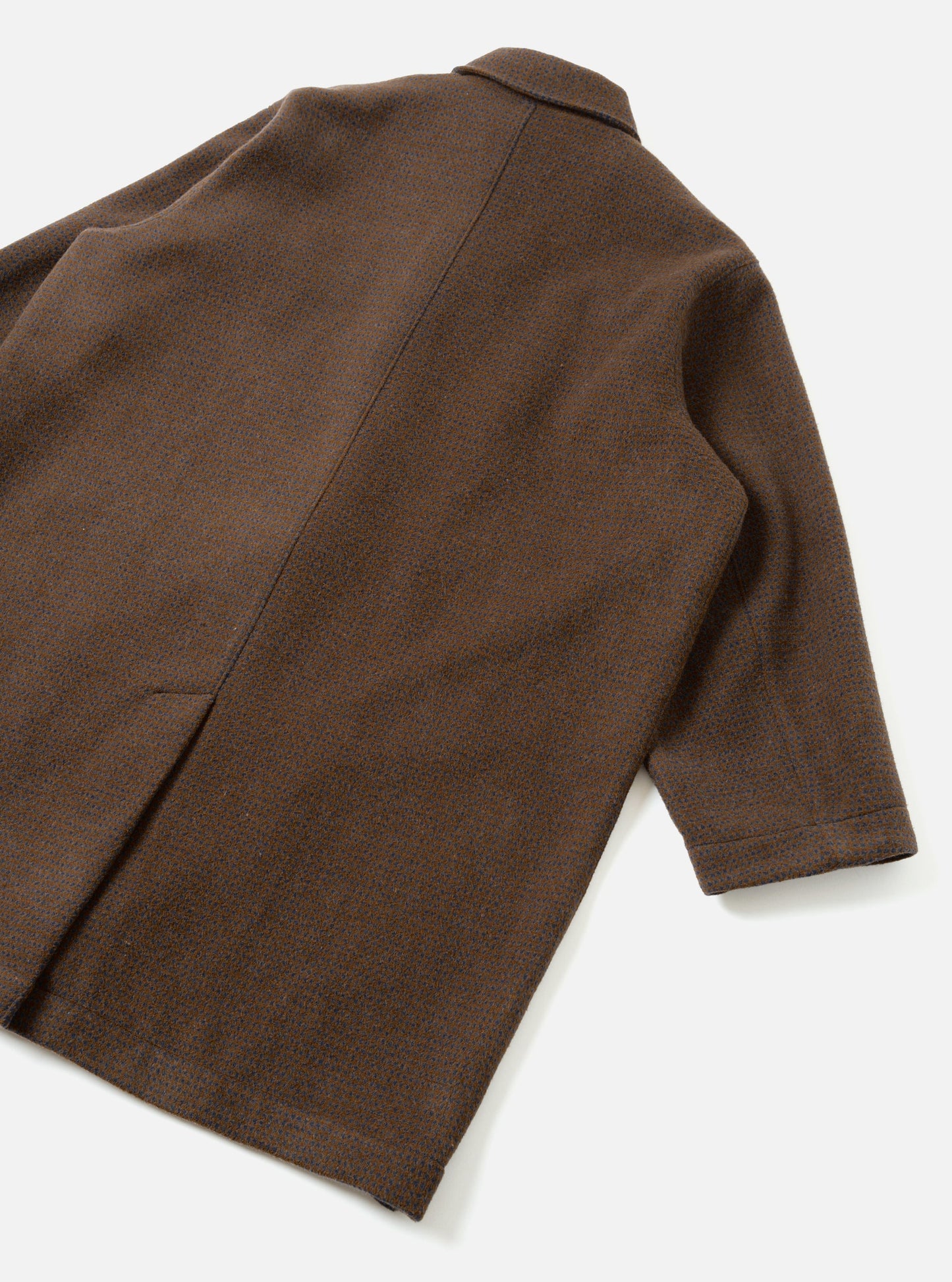 Universal Works Stan Coat Navy/Brown