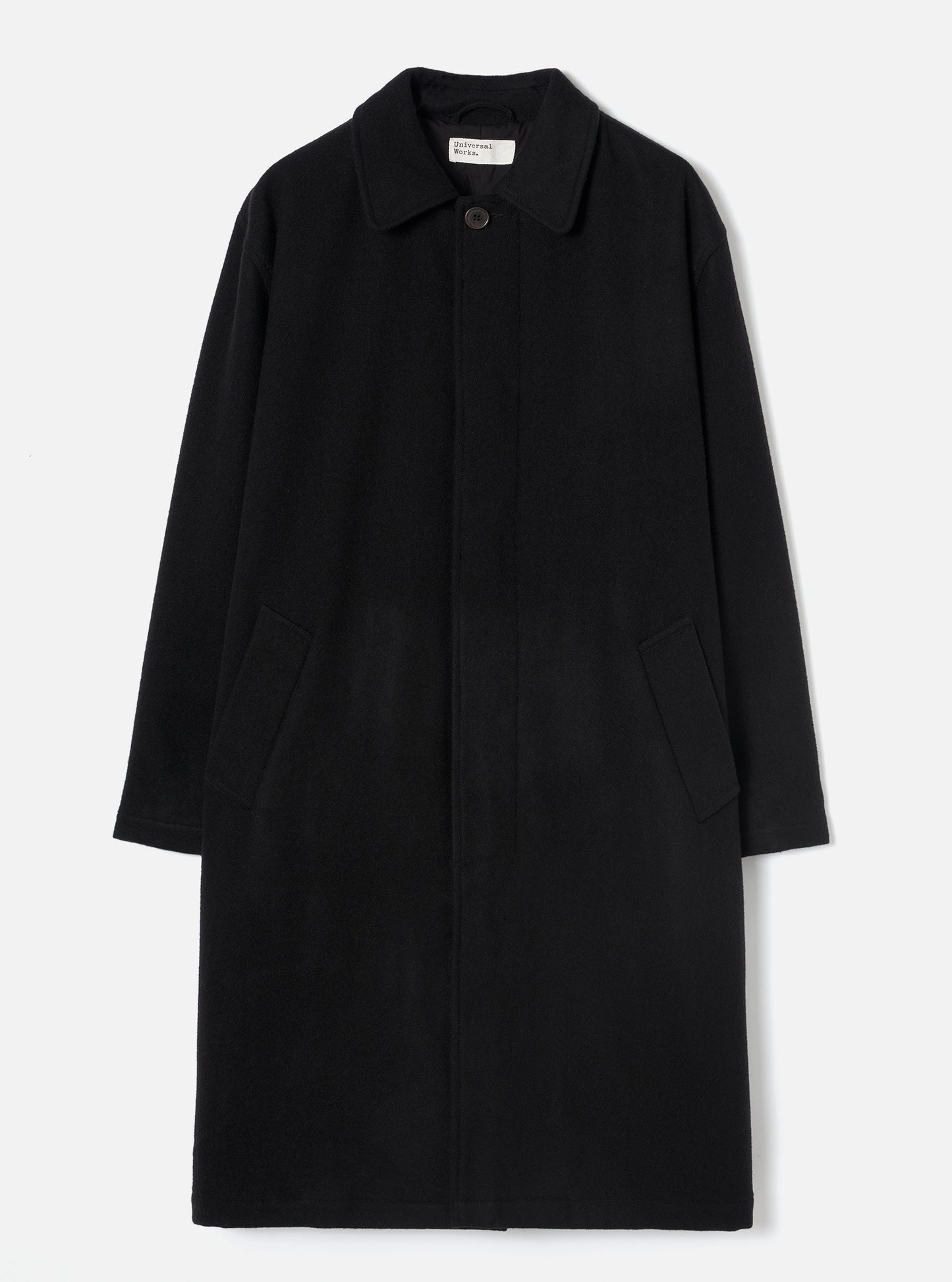 Universal Works Mac Coat Black