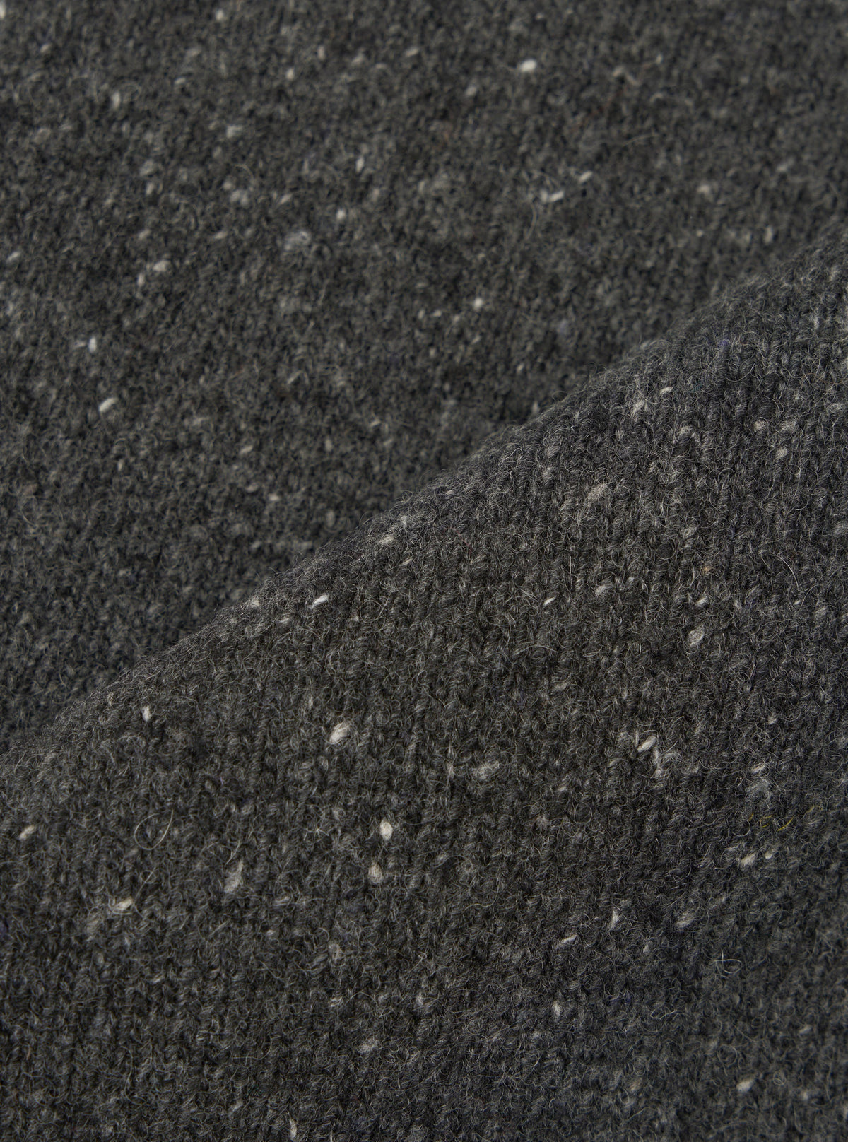 Universal Works Wool Fleck Sweater Vest Black
