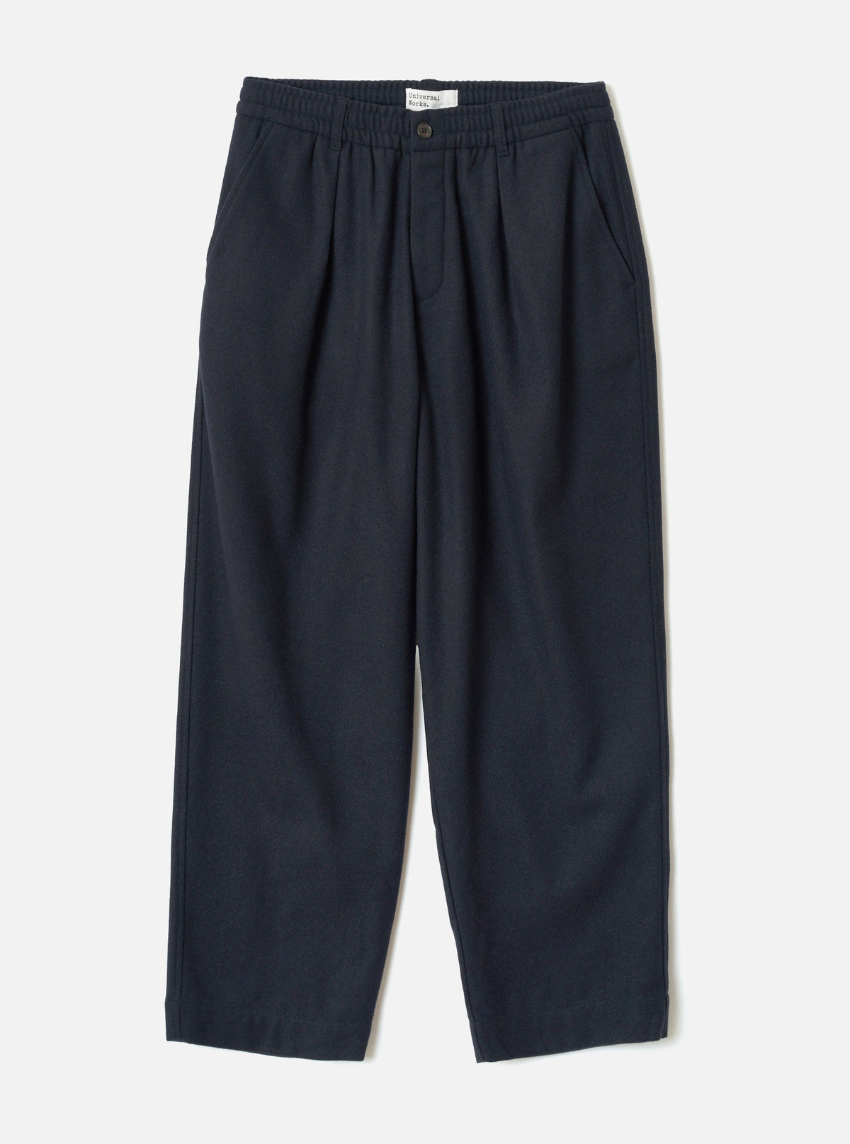 Universal Works Dublin Wool Mix Oxford Pant Dark Navy