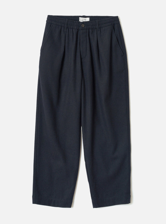 Universal Works Dublin Wool Mix Oxford Pant Dark Navy