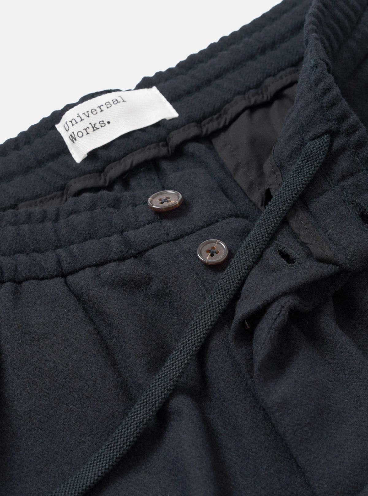 Universal Works Dublin Wool Mix Oxford Pant Dark Navy