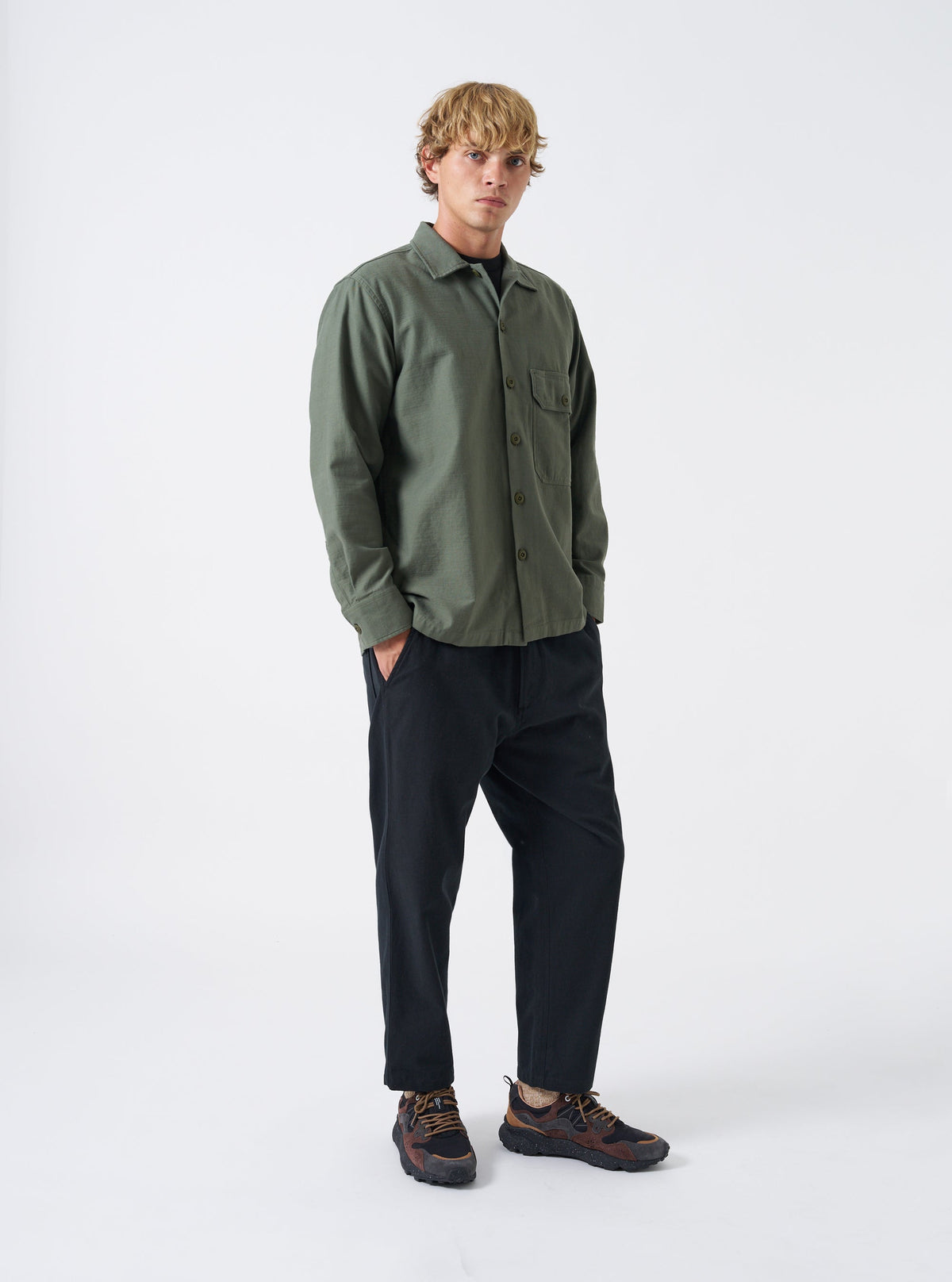 Universal Works Fatigue Shirt Olive