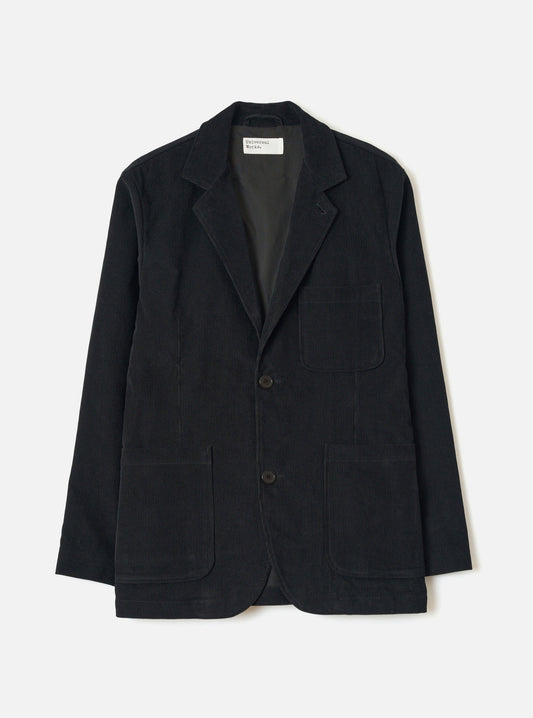 Universal Works Two Button Jacket Cat Cord Black