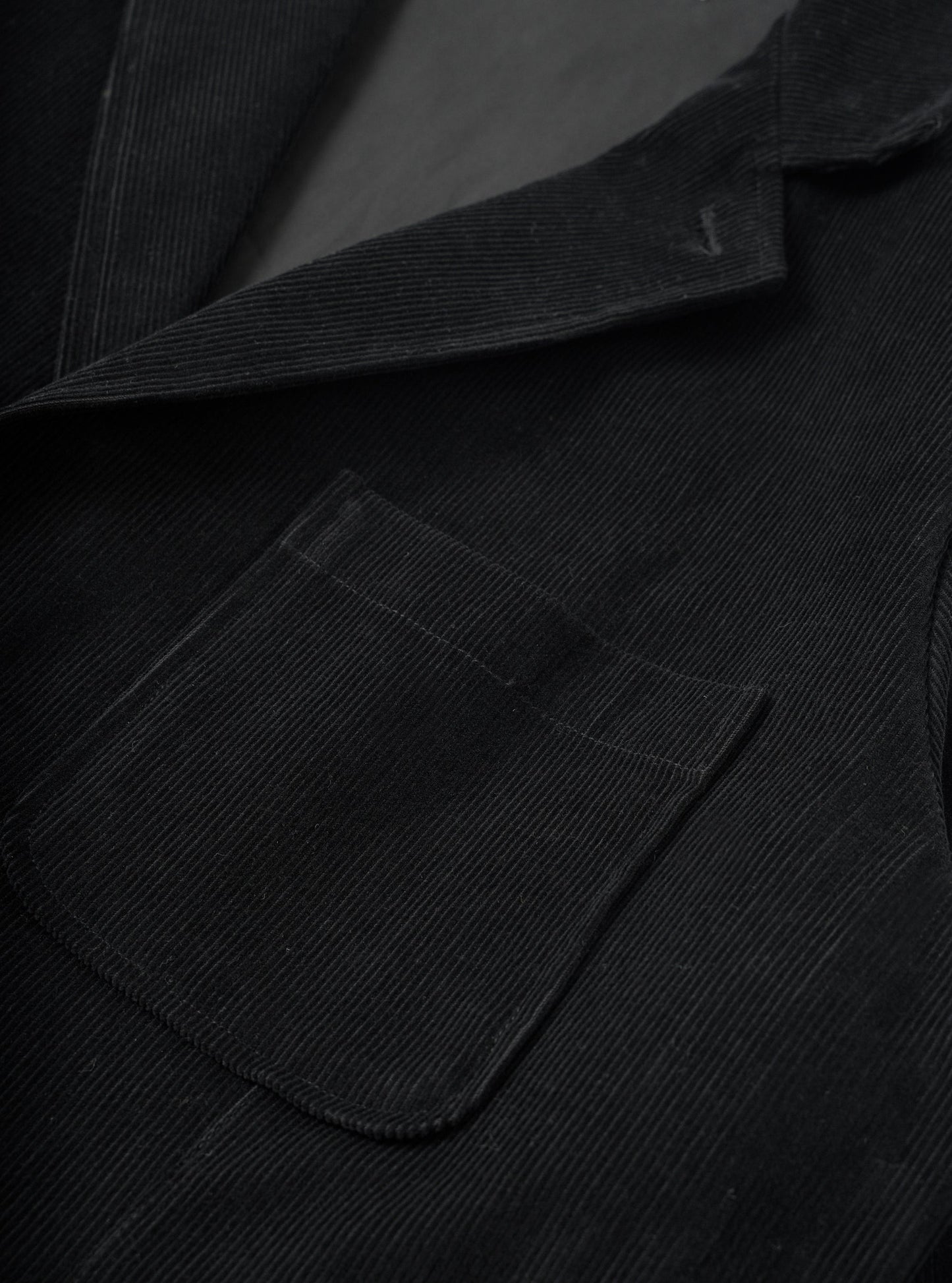 Universal Works Two Button Jacket Cat Cord Black