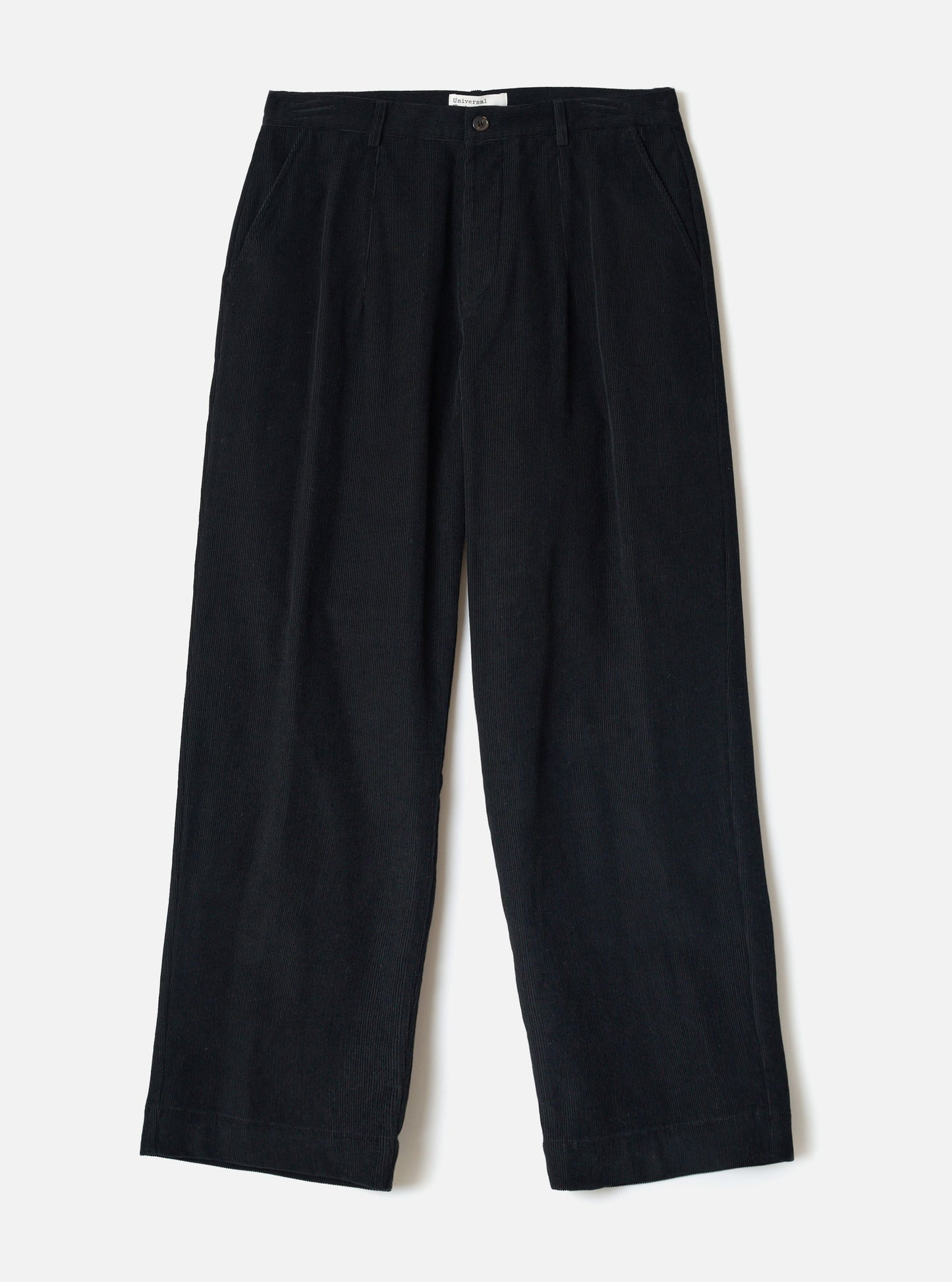 Universal Works Grad Chino Cord Black