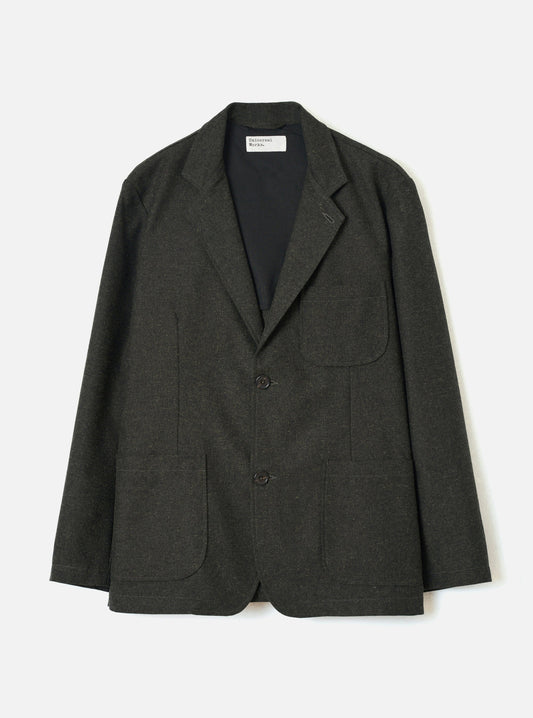 Universal Works Two Button Tweed Jacket Olive