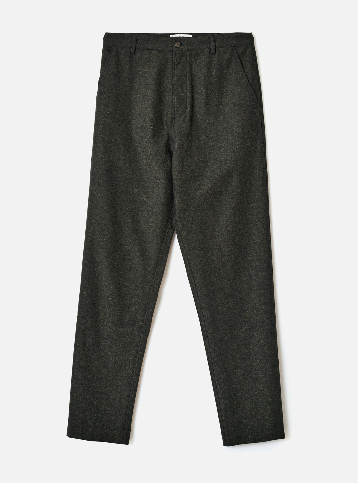 Universal Works Recycled Italian Tweed Military Chino Olive