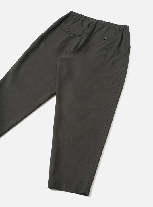 Universal Works Tweed Pleated Track Pant Olive