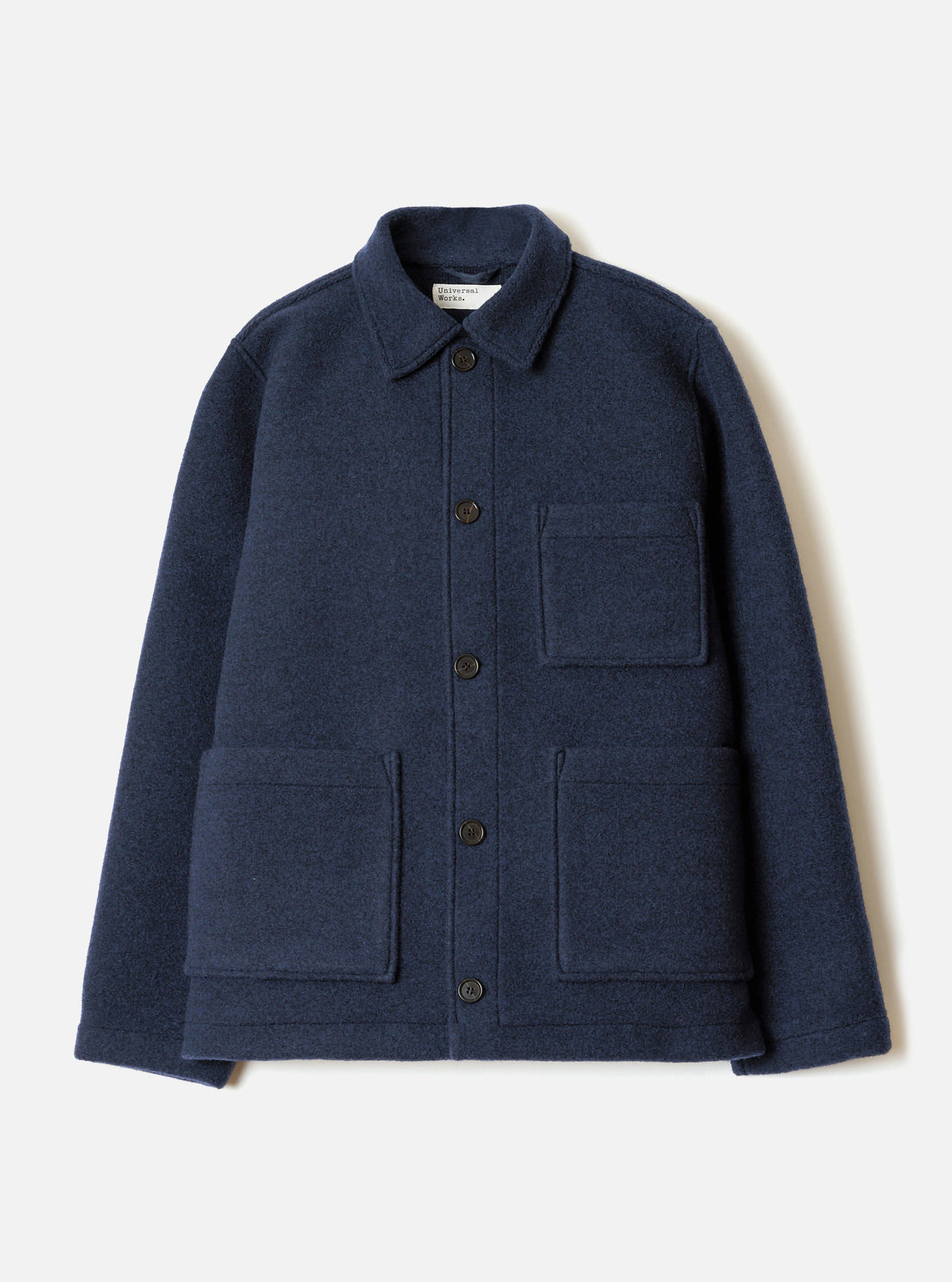 Universal Works Techno Melton Tag Jacket Navy
