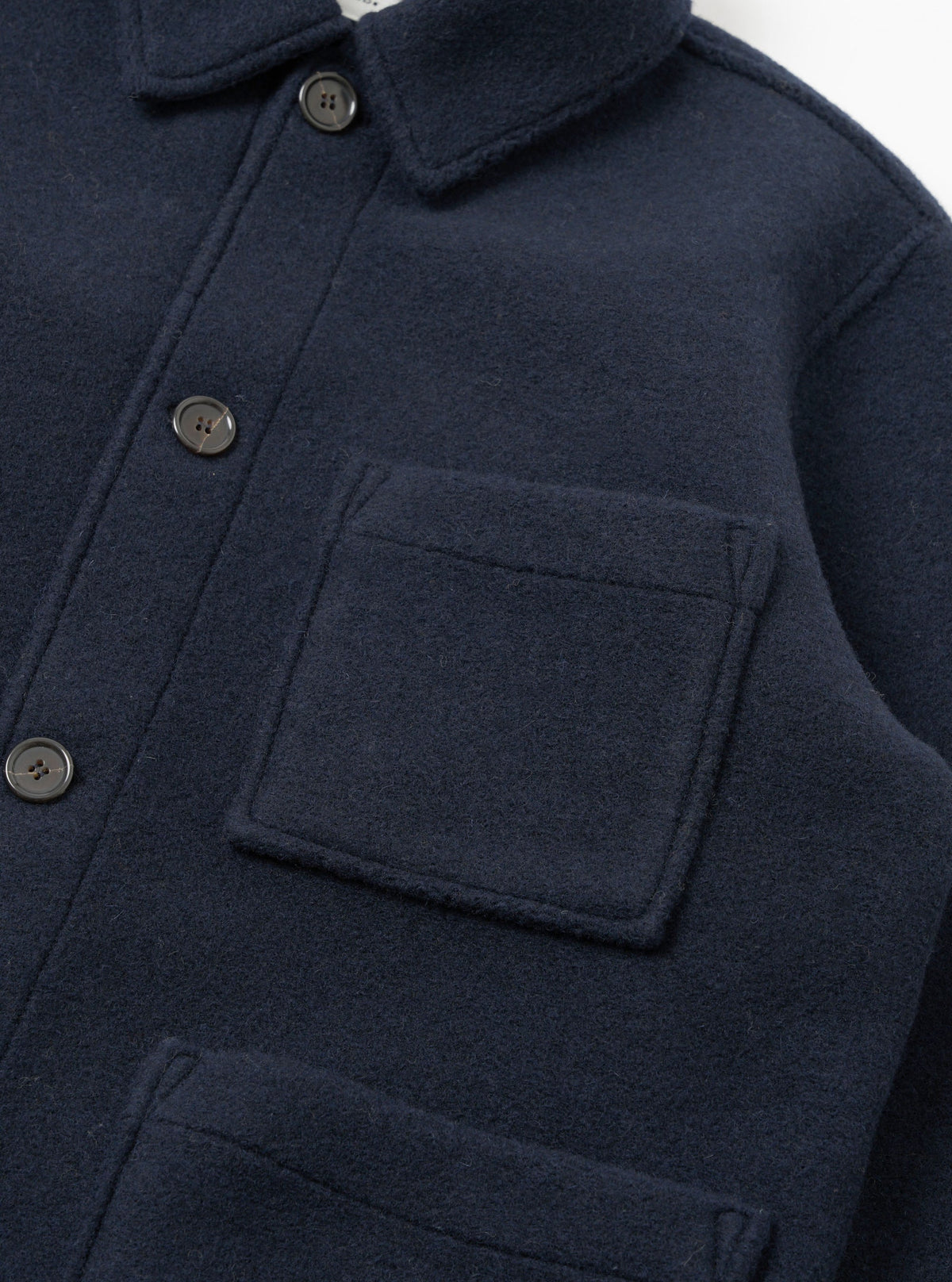 Universal Works Techno Melton Tag Jacket Navy