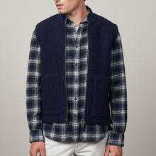 Load image into Gallery viewer, Hartford Wool Gilet Navy
