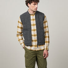 Load image into Gallery viewer, Hartford Wool Gilet Charcoal
