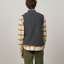 Load image into Gallery viewer, Hartford Wool Gilet Charcoal
