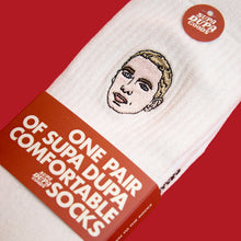Load image into Gallery viewer, Supa Dupa Eminem Socks White
