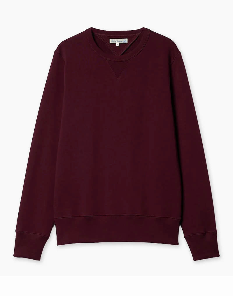 Merz b. Schwanen 3M46 Vintage Classic Sweatshirt Burgundy