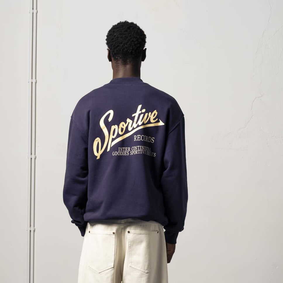 Goodies Sportive Intercontinental Crewneck Blue