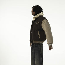 Load image into Gallery viewer, Goodies Sportive Praline Pegasus Varsity Jacket
