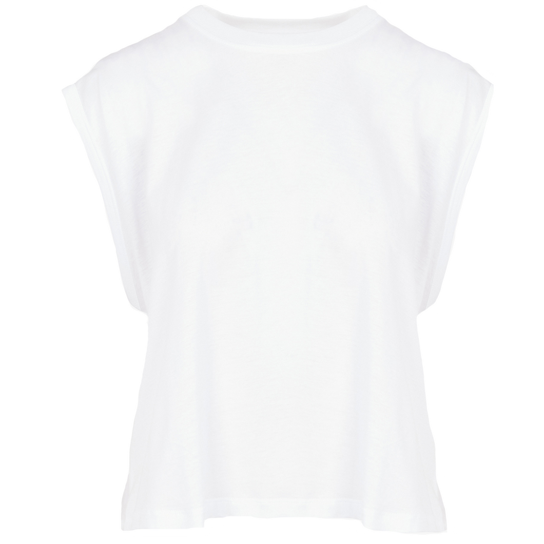 Sessun Deedoo Sleevless T-Shirt Optical White