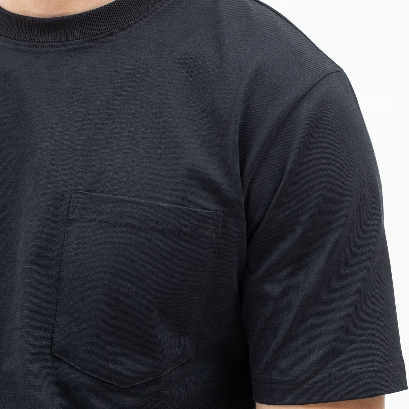 Norse Projects Johannes Standard Pocket SS Black