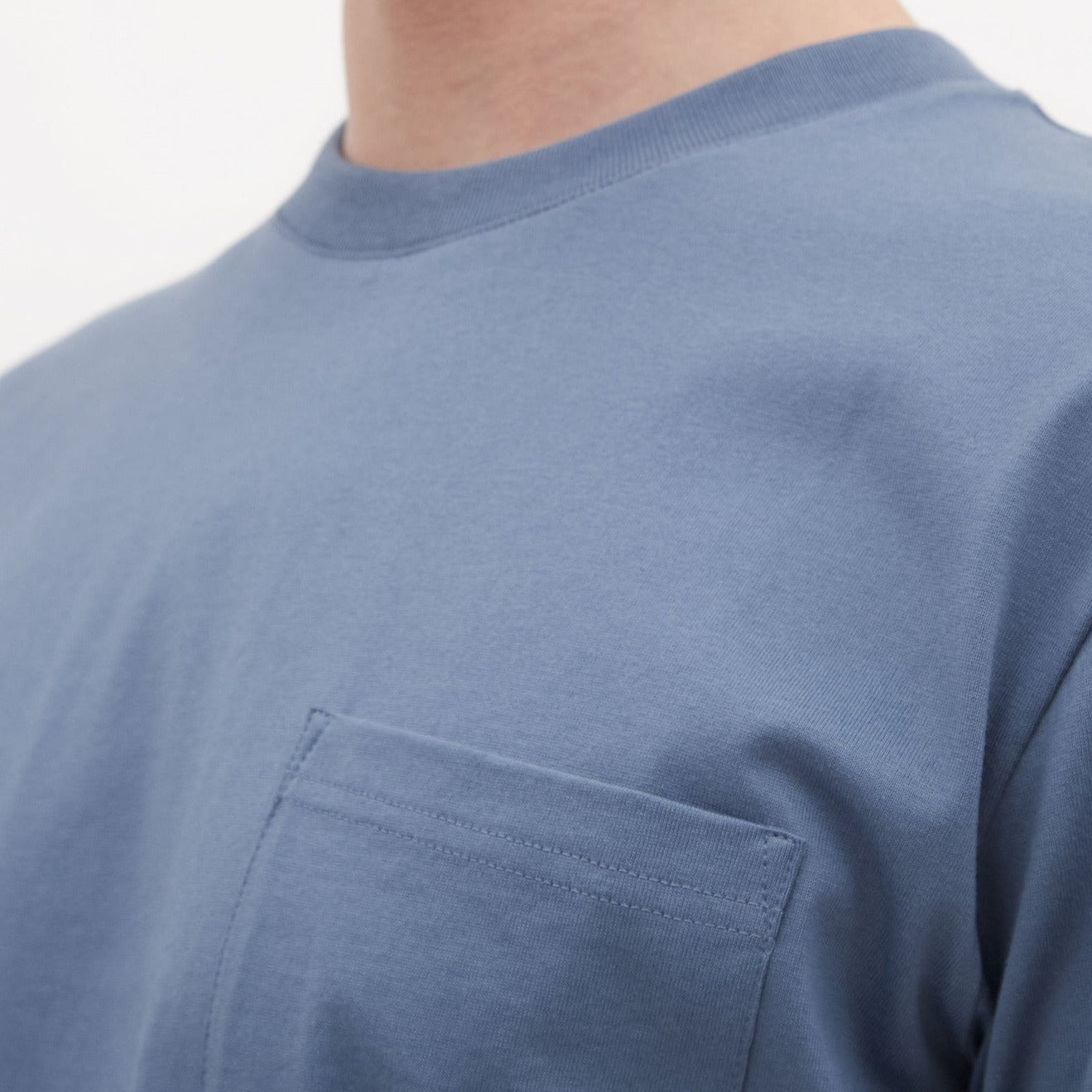 Norse Projects Johannes Standard Pocket SS Fog Blue