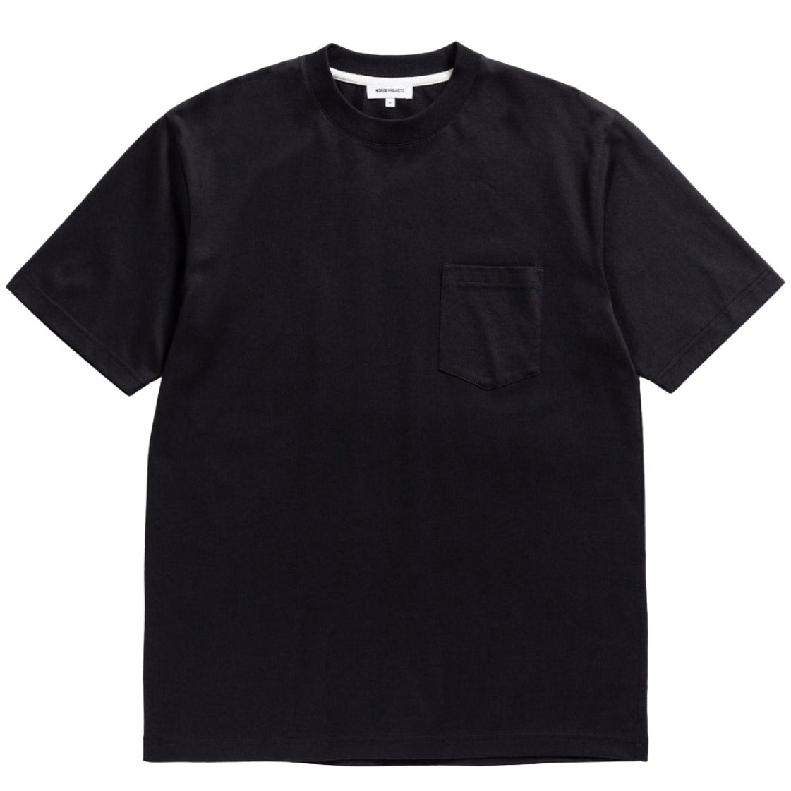 Norse Projects Johannes Standard Pocket SS Black