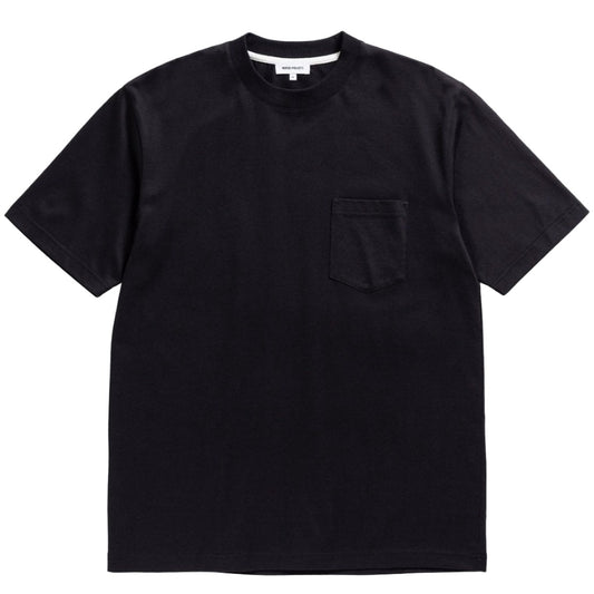 Norse Projects Johannes Standard Pocket SS Black