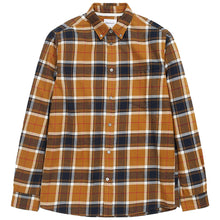 Load image into Gallery viewer, Norse Projects Anton Flannel Check Shirt Cumin Yellow
