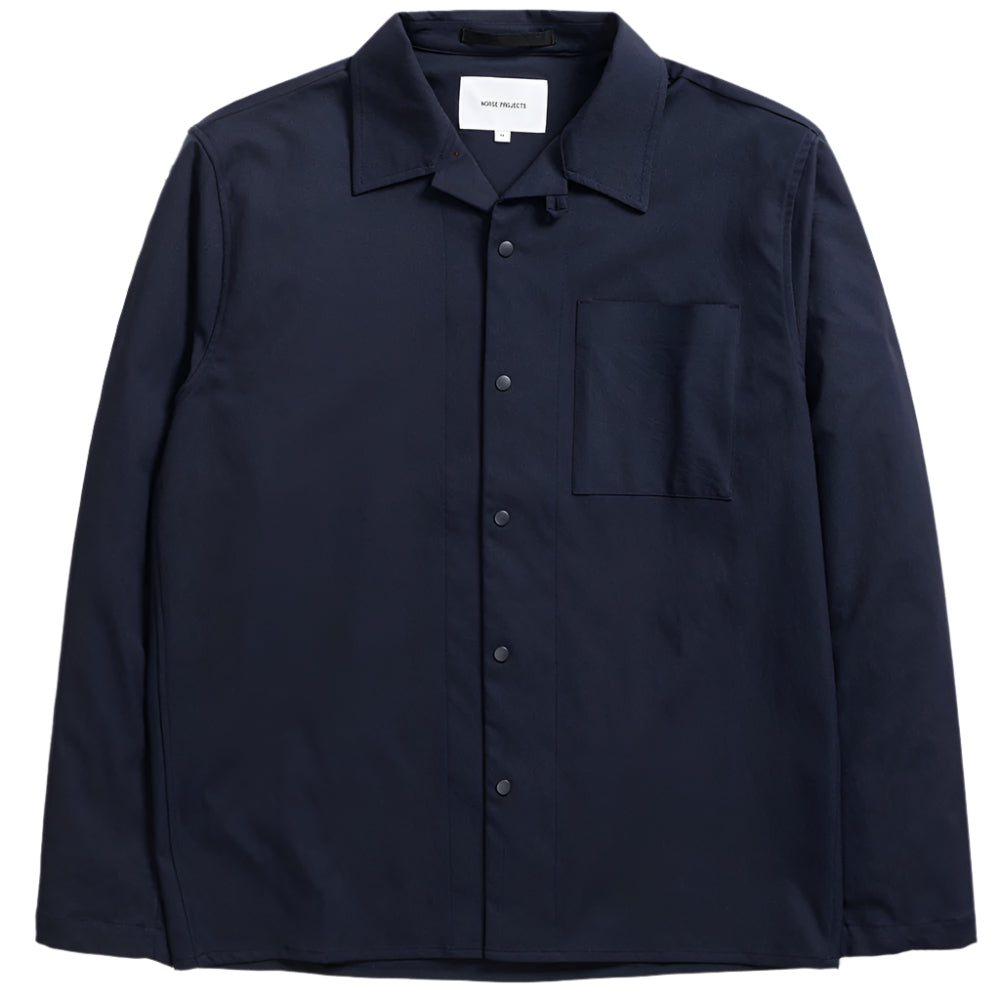 Norse Projects Carsten Solotex Twill Shirt Dark Navy