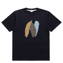 Load image into Gallery viewer, Norse Projects Johannes Heavy Brush N Logo T-Shirt Dark Navy
