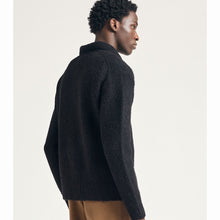 Load image into Gallery viewer, Norse Projects Rasmus Relaxed Brushed Polo Black
