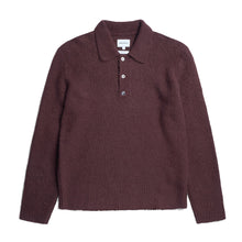 Load image into Gallery viewer, Norse Projects Rasmus Relaxed Brushed Polo Mahogany
