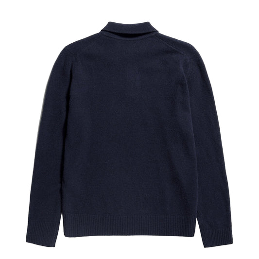 Norse Projects Norse Standard Merino Lambswool  Polo Dark Navy