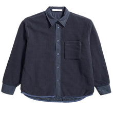 Load image into Gallery viewer, Norse Projects Ulrik Reversible Fleece Overshirt Dark Navy
