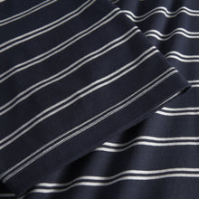 Load image into Gallery viewer, Norse Projects Holger Sailor Stripe Pocket T-Shirt Dark Navy

